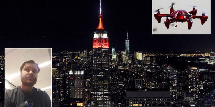 Drón ütközött az Empire State Building épületének